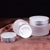 5g 10g 15g 20g 30g 50g Frosted Glass Bottle Cosmetic Jar Portable Sample Bottles Storage Travel Packaging Container Cases for Eyeshadow Cream