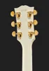 1963 SG Özel Klasik Beyaz Ele Gitar Uzun Versiyonu Maestro Vibrola Tremolo Kuyruk Yayını Harpe Logo 3 Humbucker Pickup Gold6036406