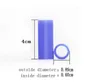 Silicone tips cover for 6mm diameter stainless steel straws 8 colors reusable straw cover prevent tooth impact Epacket ship