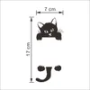 Autocollant de commutateur de chaton mignon Stickers muraux amovibles en PVC