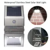 LED SOLAR Light Outdoor Solar Lampa PIR Czujnik ruchu Słoneczne Wodoodporne Światło Światowe Do Ogrodu Stoczni Ścieżka Dekoracji Światło