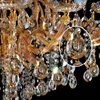 Klassische Kristall-Kronleuchter-Beleuchtung, Deckenleuchten-Befestigung, Hotel Maria Theresa, moderne Kristall-Pendelleuchte für Lobby-Foyer, MD8477
