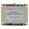 1 pcs DMX-RELAY-4CH dmx512 relays decoder controller use for led lamp led strip lights input AC110-220V