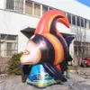 Grande palloncino gonfiabile per pesci tropicali 4 m Sea Animal Colorful Blow Up Replica della statua del pesce del fumetto per la decorazione dell'acquario