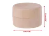 50pcs Small Round Wooden Gift Box Wooden Storage Box Ring Box Vintage Jewelry Case Wedding Accessories