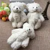 50 pçslot kawaii pequena articulação ursinhos de pelúcia recheado com corrente 12cm brinquedo teddybear mini urso ted ursos brinquedos de pelúcia presentes christm3821475