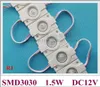 waterproof injection high power 1.5W LED module lamp light advertising light with lens DC12V 1led 42mm*30mm CE