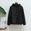 Neue 2019 Ultra Licht Ente Unten Jacke Frauen Langarm Warme Schlank Mit Kapuze Mantel Frau Plus größe Herbst Winter Kleidung