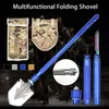 Multifunctional Tactical Folding Shovel Outdoor Camping Portable Survival Emergency Hand Tools Set