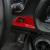 Ratt / Central Control Interior Kit ABS Röd dekorationskåpa för Chevrolet Camaro 2017+ Inredningskit