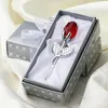 Romantic Wedding Gifts Multicolor Crystal Rose Favors With Colorful Box Party Favors Baby Shower Souvenir Ornaments For Guest