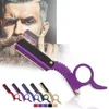 Män Professionell Straight Edge Barber Razor Classic Travel Hem Barber Razor Beard Shaving Hårborttagningsverktyg 5 stilar RRA1515