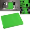 Foto Video Studio, Hintergrund Ständer Kit 1.63m Fotografie-Support-System mit 3-Fisch-Mund Klammern 100% Baumwolle (Schwarz Weiß Grün)