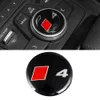 Car Accessories Center Multi Media Knob Button Trim Sticker Cover Frame Interior Decoration for Audi A4 A5 S4 S5 B9 2017-2020221B