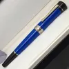 M pen lucky star series Unique design roller ball pens made of High grade blue ceramic office writin supply gift for boyfriend