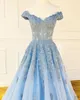 Cinderella Prom Dress 2020 라인 긴 군용 백색 공식 파티 미인 가운 뼈가 꺼져있는 뒤로 민소매로 민소매
