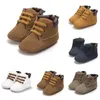 cute baby infant soft bottom boots 5 color choice newborn baby boy classic handsome first walker shoes