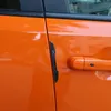 Bande de protection anti-rayures de bande de protection de bord de porte de voiture en fibre de carbone autocollant anti-frottement pour Jeep Wrangler TJ JK JL JKU YJ