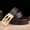 Designer Cintos de luxo para homens Big Buckle Belt New Fashion Mass Business Leather Belts Letter G Wholesale Frete grátis 269L