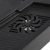 Dual Cooling Fläkt Vertikal Stativ Laddningsstation Spelkontroller Laddare för Sony PlayStation 4 PS4 Gamepad