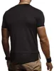 Moda - Maglietta da uomo con stampa di lettere Estate Homme Slim girocollo T-shirt casual da uomo a maniche corte