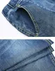 PY BIGG Jeans da uomo vestibilità regolare pantaloni da jogging alti e larghi elasticizzati abbigliamento da lavoro casual vita elastica taglie forti