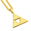 Мужские хип-хоп кулон ожерелья полый треугольник Геометрия Очарование Длинная цепочка Ожерелье для мужчин Женщины Ювелирные подарки