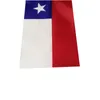 Drapeau du Chili 21x14 cm Polyester main agitant drapeaux Chili Pays bannière avec mâts en plastique