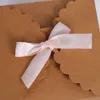 10 pièces boîte à gâteaux en papier Kraft boîte d'emballage cadeau de fête boîte à biscuits bonbons noix boîte d'emballage bricolage 145 145 9cm1263p5994176