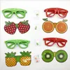 Occhiali da sole per bambini Occhiali da sole creativi a forma di frutta Occhiali decorativi per bambini Occhiali da sole fatti a mano per feste fai-da-te Occhiali da sole per bambini TLZYQ313