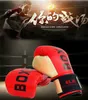 Guanti da boxe in pelle PU da 10 once Guanti per adulti Muay Thai Taekwondo Guanti MMA Fitness muscolare Karate Sanda Guanti da allenamento Kickboxing7133568