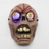 Maschera horror di Halloween a luce led per maschera da clown Vampire Eye Cosplay Theme Makeup Performance Masquerade Full Face Party Mask ZZA1144-1