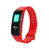 C1 Bracelet intelligent montre tension artérielle moniteur de fréquence cardiaque Fitness Tracker montre-bracelet podomètre étanche Bluetooth montre pour IOS Android