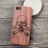 2021 Moda Ekologiczne Przypadki do telefonu dla iPhone 6 7 8 x XR XS 11 Pro Max Wood PC Custom Logo Back Cover Shell Hurtownie