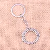 34mm Olive Branch Laurel Wreath Keychain, New Fashion Handmade Metal Keychain Party Gift Dropship Jewellery