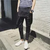 New Fashion Suspender Pants Mens Ripped Denim Bib Overalls Distressed Long Jumpsuit Designer Jeans 292F