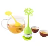 New Silicone Lotus Shaped Tea Strainer Stainless Steel Tea Infuser Loose Leaf Herb Strainer Filter WB2084