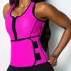 Fashion-Sauna Vest Body Shaper Slimming Waist Trainer Shaper Summer Workout Shapewear Adjustable Belt Corset 8 color KKA2738