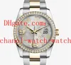 Datejust 36 mm da donna orologio da donna da uomo 18k oro giallo 116243 116244 116200 116234 2813 MOVIMENTO MENSATICO MENS MENATICO MENSI