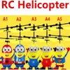 RC Helicóptero Indução de voo LED Noctilucent Ball Quadcopter Drone Sensor Up Grau Indução Indivício Indução Flying Crianças Brinquedos 20pcs