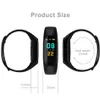 Bracelets M3 plus bande intelligente Bluetooth Bracelet Care Care Watch Activity Fitness Tracker avec package de vente au détail 2368648