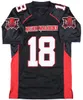 Men Paul Crewe 18 Longest Yard Mean Machine Jersey Football Movie Uniforms Full Stitched Team Black Size Mix Order S-3XL
