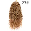 LANS Синтетические волосы 18 дюймов Faux Locs Crochet Braids Crochet Braid 70GPC Ombre Brawing Hair Hair Bohemian Locks 24 Standspcs LS124674535