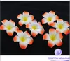 200 st borddekorationer Plumeria Hawaiian Foam Frangipani Flower for Wedding Party Decoration Romance3818282