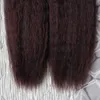 Kinky Straight Tape In Human Hair Extensions 16 "- 26" 100 g Grov Yaki Tape i förlängning Non-Remy Hair Double Sided Tape Hair