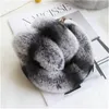 Kadınlar Kış Sıcak Gerçek Gerçek Rabbitrex Kürk Earmuffs Kulak Koruma Yumuşak Kulak Muff6767593