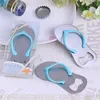 Slippers Shaped Beer Bottle Openers Stainless Steel Opener Flip Flop Slipper Cute Bottles Opening Tools Wedding Gift Favor BH2984 TQQ