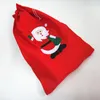 Sacos vermelhos do presente do Natal Grande saco de doces Saco do saco do saco do saco do saco de boneco de neve de Santa Claus Sacos para crianças DBC VT1155
