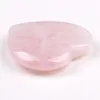 Naturalny Różany Kwarcowy Kształcie Serce Różowy Kryształ Rzeźbiony Uzdrawianie Gemstone Lover Gife Quartz Pecimens Home Decor