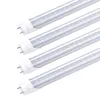 Lâmpadas tubulares LED T8 T12 de 4 pés, substituição de LED de 48 polegadas para tubos fluorescentes, desvio de reator, alimentação de extremidade dupla, luzes de loja de armazém de garagem de 4 pés